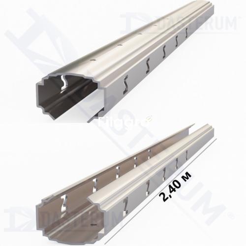 Stilp metalic zinat 275 g/m2 53x44mmx2mm 2.4m
